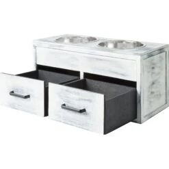 Frisco Premium Wood Elevated Large Breed Dog Bowl With Storage Station, 10 Cup 10 Frisco Premium Wood Elevated Large Breed Dog Bowl With Storage Station, 10 Cup -Pet Products Shop 331505 PT5. AC SS1800 V1657656894