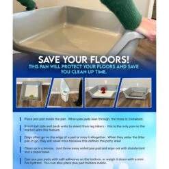 Shirley K's Senior Cat Litter Box, X-Large -Pet Products Shop 347408 PT5. AC SS1800 V1679682947