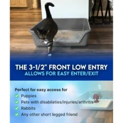 Shirley K's Senior Cat Litter Box, X-Large -Pet Products Shop 347408 PT7. AC SS1800 V1679682948