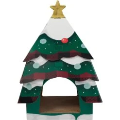 Frisco Holiday Christmas Tree Cardboard Cat House 9 Frisco Holiday Christmas Tree Cardboard Cat House -Pet Products Shop 360879 PT2. AC SS1800 V1661890133