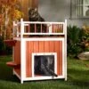 Frisco Outdoor Wooden Cat House With Elevated Balcony Steps 1 Frisco Outdoor Wooden Cat House With Elevated Balcony Steps -Pet Products Shop 360998 MAIN. AC SS1800 V1659972528