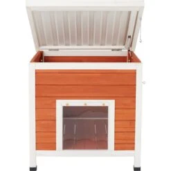 Frisco Outdoor Wooden Cat House With Retractable Roof -Pet Products Shop 361008 PT4. AC SS1800 V1658150709