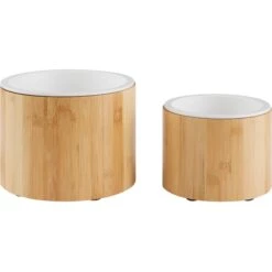 Frisco Elevated Non-Skid Bamboo Melamine Dog Bowl With Bamboo Stand 12 Frisco Elevated Non-Skid Bamboo Melamine Dog Bowl With Bamboo Stand -Pet Products Shop 363391 PT5. AC SS1800 V1657657268