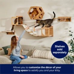 Frisco Cushioned Wall Mounted Cat Wall Shelf -Pet Products Shop 373443 PT3. AC SS1800 V1675692706