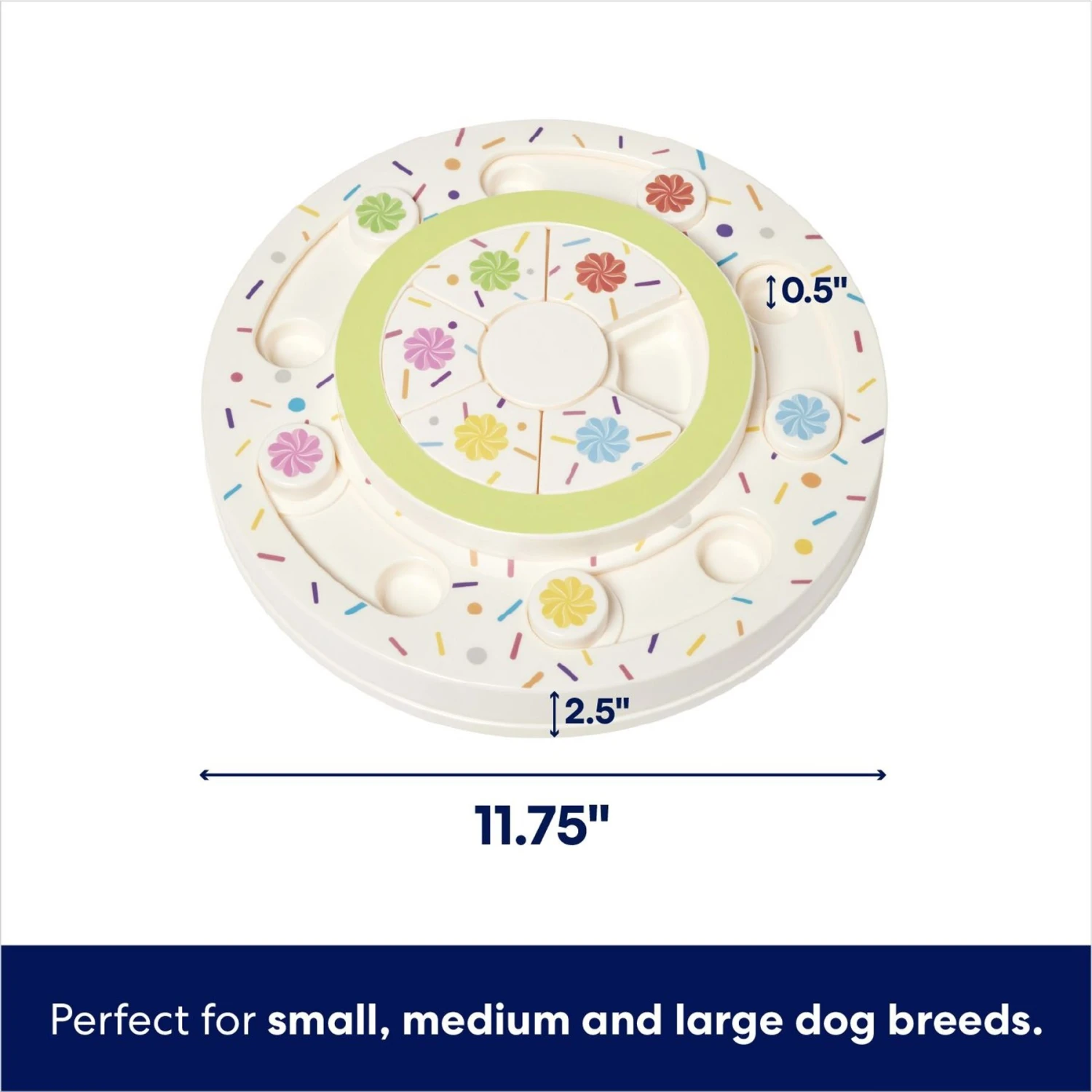 Frisco Tiered Cake Interactive Puzzle Dog Toy, Easy 4 Frisco Tiered Cake Interactive Puzzle Dog Toy, Easy - Image 2
