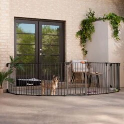 Frisco Outdoor Galvanized Steel 8-Panel Configurable Gate And Playpen With Oxford Roof 15 Frisco Outdoor Galvanized Steel 8-Panel Configurable Gate And Playpen With Oxford Roof -Pet Products Shop 507086 PT4. AC SS1800 V1668631346