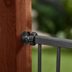 Frisco Outdoor Steel Arch Extra Tall Auto-Close Dog Gate -Pet Products Shop 507102 PT5. AC SS1800 V1668736374