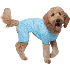 Frisco Blue Ocean Waves Dog & Cat Jersey PJs -Pet Products Shop 556142 PT3. AC SS1800 V1674829131
