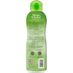 TropiClean Luxury 2 In 1 Papaya & Coconut Pet Shampoo & Conditioner & Frisco Cat & Dog Bristle Brush -Pet Products Shop 575094 PT2. AC SS1800 V1657660395