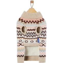 Frisco Sherpa Lined Fairisle Dog & Cat Sweater -Pet Products Shop 718422 PT4. AC SS1800 V1692978165