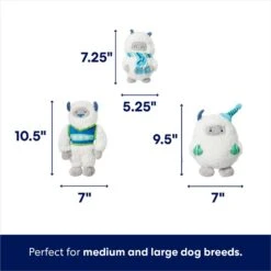 Frisco Holiday Friendly Yetis Plush Squeaky Dog Toy 8 Frisco Holiday Friendly Yetis Plush Squeaky Dog Toy -Pet Products Shop 739862 PT1. AC SS1800 V1695045328