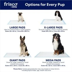 Frisco Mega Non-Skid Ultra Premium Dog Training & Potty Pads 12 Frisco Mega Non-Skid Ultra Premium Dog Training & Potty Pads -Pet Products Shop 793822 PT3. AC SS1800 V1683033861