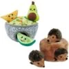Frisco Guacamole Hide & Seek Puzzle Plush Squeaky Dog Toy & ZippyPaws Burrow Squeaky Hide & Seek Plush Dog Toy, Hedgehog Den -Pet Products Shop 933622 MAIN. AC SS1800 V1693327347
