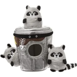 Frisco Volcano Hide & Seek Puzzle Plush Squeaky Dog Toy & Frisco Trash Can & Raccoons Hide & Seek Puzzle Plush Squeaky Dog Toy -Pet Products Shop 962054 PT5. AC SS1800 V1694783953