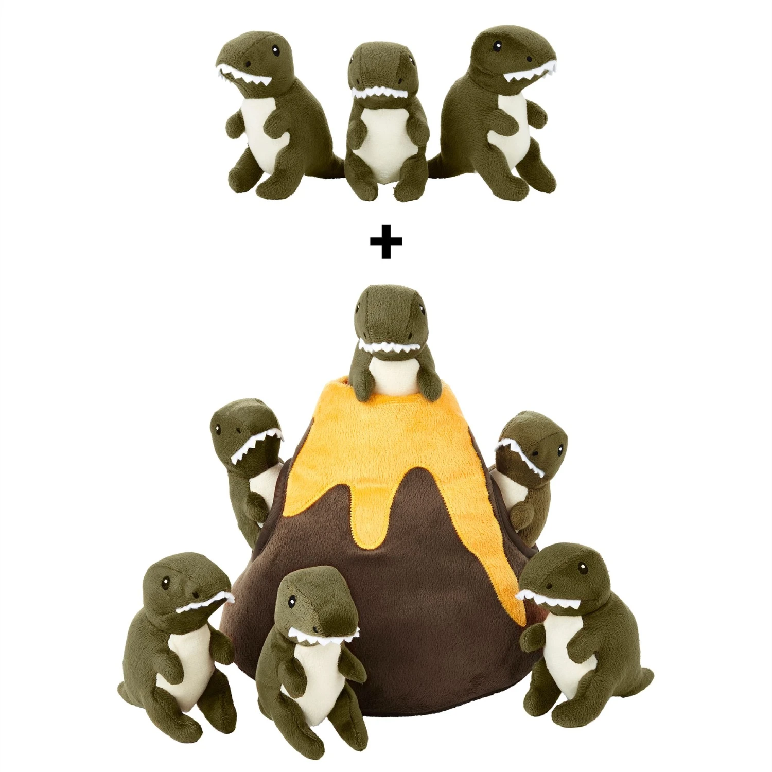 Frisco Volcano Hide & Seek Puzzle Plush Squeaky Dog Toy Refills, 3 Count & Frisco Volcano Hide & Seek Puzzle Plush Squeaky Dog Toy 3 Frisco Volcano Hide & Seek Puzzle Plush Squeaky Dog Toy Refills, 3 Count & Frisco Volcano Hide & Seek Puzzle Plush Squeaky Dog Toy