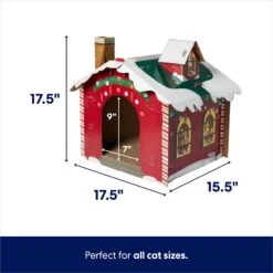 Frisco Holiday Log Cabin Cardboard Cat House & Frisco Holiday Santa's Workshop Cardboard Cat House 17 Frisco Holiday Log Cabin Cardboard Cat House & Frisco Holiday Santa's Workshop Cardboard Cat House -Pet Products Shop 986198 PT6. AC SS1800 V1698257736