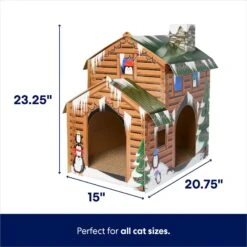 Frisco Holiday Log Cabin Cardboard Cat House & Frisco Holiday Christmas Tree Cardboard Cat House 13 Frisco Holiday Log Cabin Cardboard Cat House & Frisco Holiday Christmas Tree Cardboard Cat House -Pet Products Shop 986238 PT2. AC SS1800 V1698258055