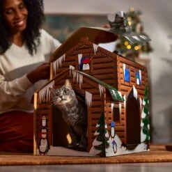 Frisco Holiday Log Cabin Cardboard Cat House & Frisco Holiday Christmas Tree Cardboard Cat House 15 Frisco Holiday Log Cabin Cardboard Cat House & Frisco Holiday Christmas Tree Cardboard Cat House -Pet Products Shop 986238 PT4. AC SS1800 V1698257790