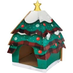Frisco Holiday Log Cabin Cardboard Cat House & Frisco Holiday Christmas Tree Cardboard Cat House 16 Frisco Holiday Log Cabin Cardboard Cat House & Frisco Holiday Christmas Tree Cardboard Cat House -Pet Products Shop 986238 PT5. AC SS1800 V1698257734