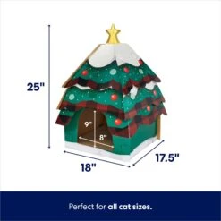 Frisco Holiday Log Cabin Cardboard Cat House & Frisco Holiday Christmas Tree Cardboard Cat House 17 Frisco Holiday Log Cabin Cardboard Cat House & Frisco Holiday Christmas Tree Cardboard Cat House -Pet Products Shop 986238 PT6. AC SS1800 V1698258344