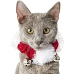 Frisco Holiday Dog & Cat Santa Hat, 1 Count & Frisco Jingle Bells Dog & Cat Holiday Collar With Bells, 1 Count -Pet Products Shop 986254 PT6. AC SS1800 V1698258115